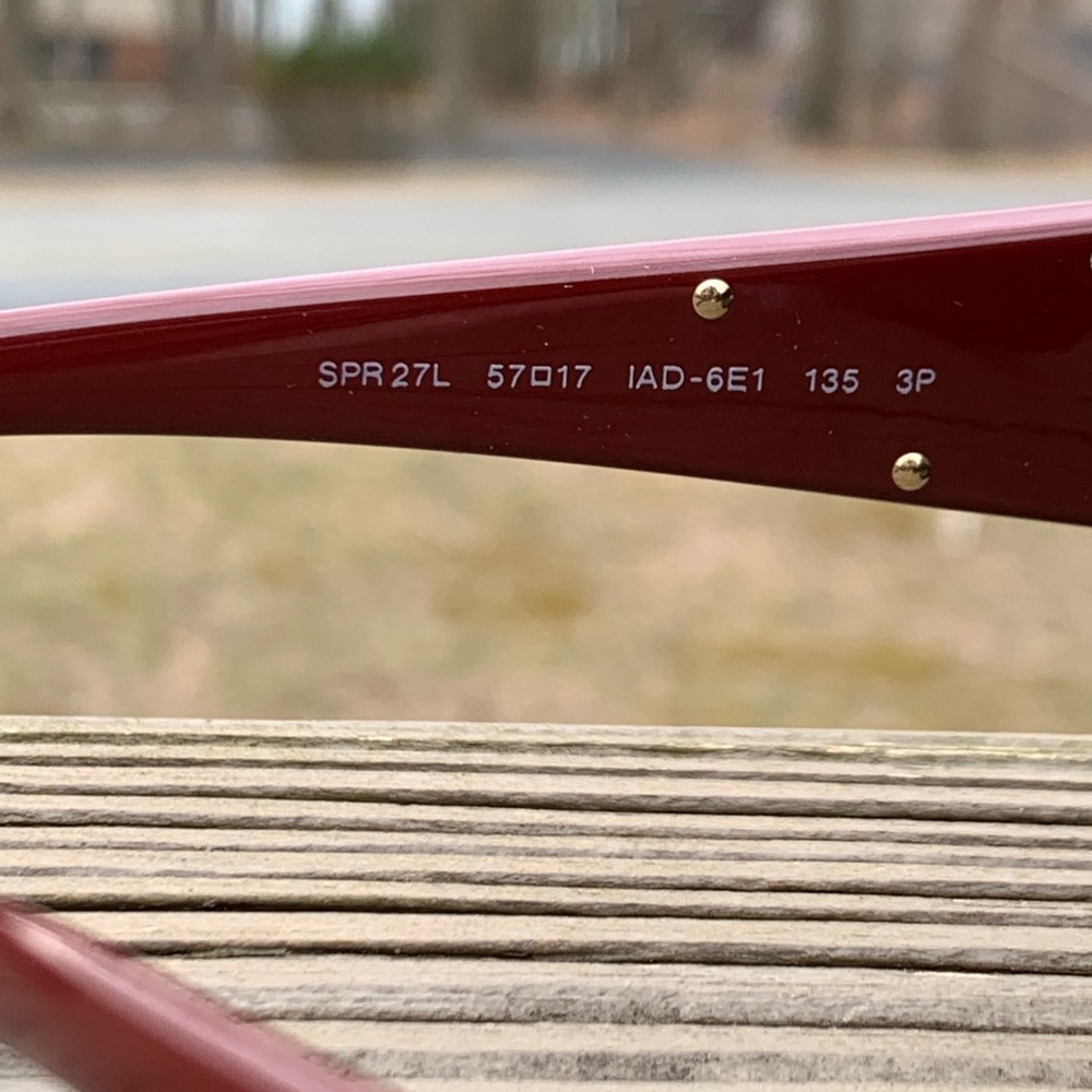 PRADA Burgundy Ombré Polarized Sunglasses - Picture 6 of 7